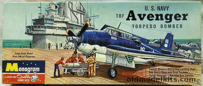 Monogram 1/48 Grumman TBF Avenger - Four Star Issue, PA31-149 plastic model kit